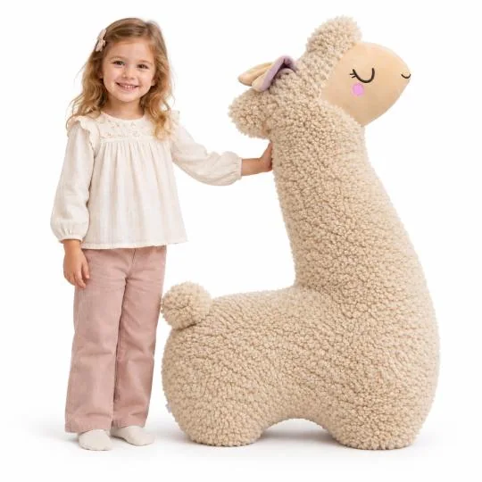 Beżowa alpaka 100 cm